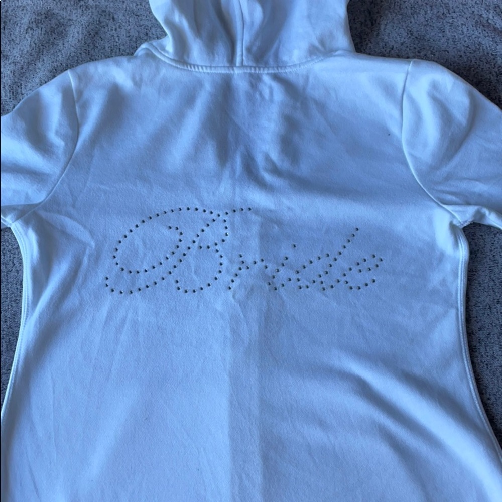 Rhinestone Bride Hoodie. Small